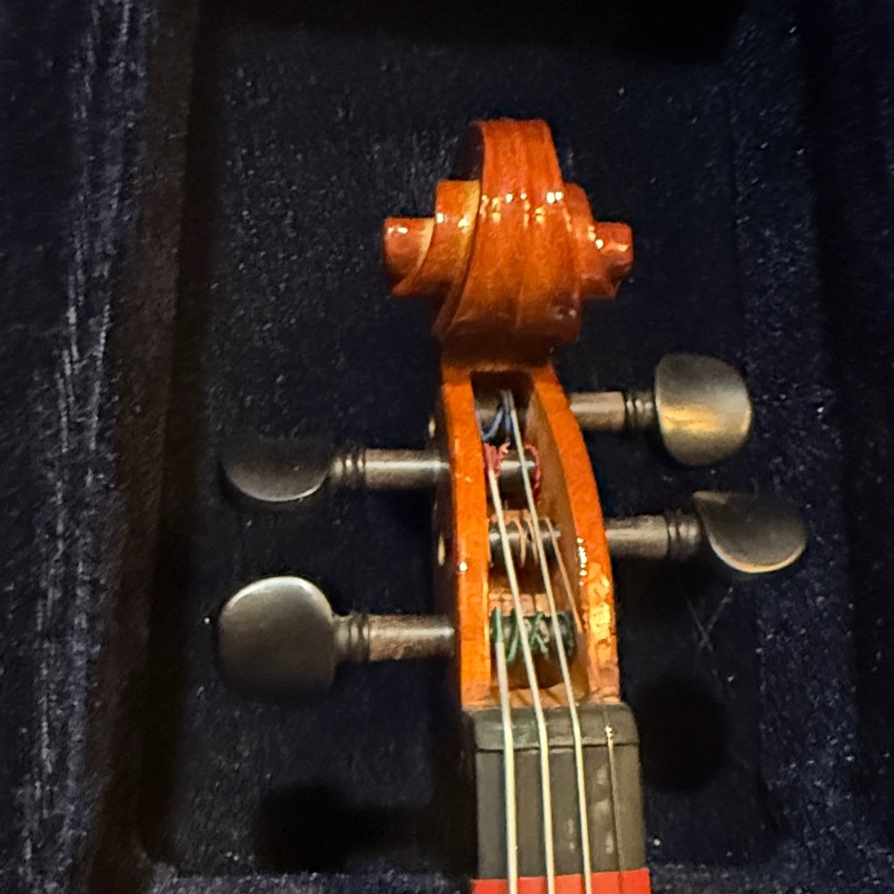 Elegant Brown Violin with Case - Picture 4 of 14